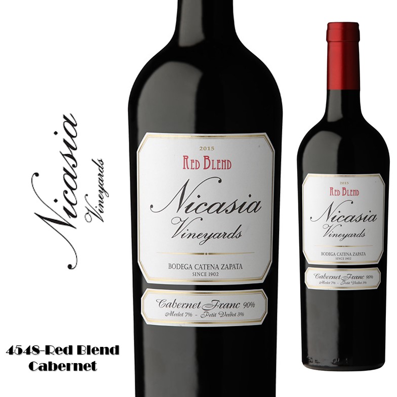 VINO NICASIA 750 ML RED BLEND CABERNET FRANC (6XB)