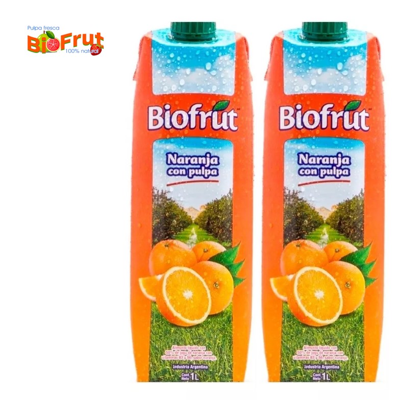 JUGO BIOFRUT 1 LT NARANJA (12XB)