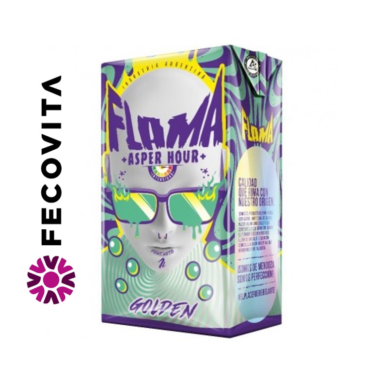 VINO FLAMA GOLDEN 1 LTR (12XB)