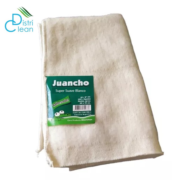 TRAPO DE PISO JUANCHO 50X60 BLANCO SUAVE  (12XB)