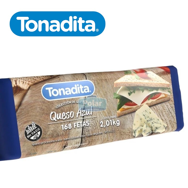 QUESO AZUL TONADITA 84 FETAS (4 UXB)