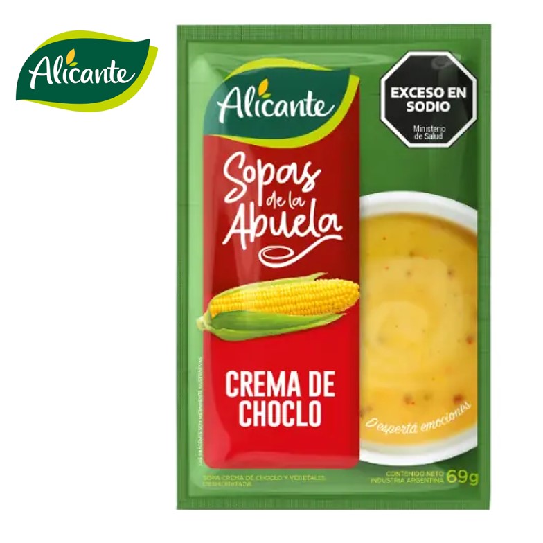 SOPA ALICANTE 69 GR CREMA CHOCLO (10XB)