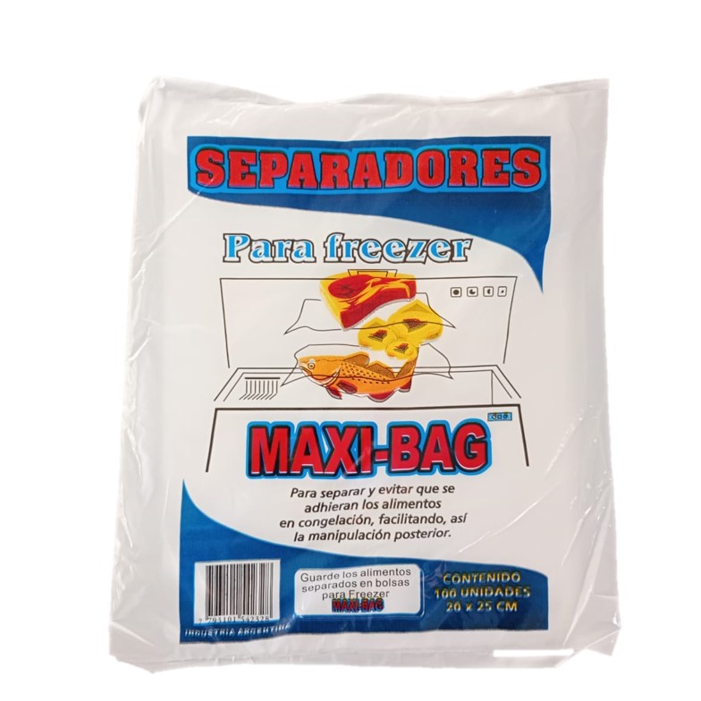 SEPARADORES MAXI-BAG 100 U FREEZER