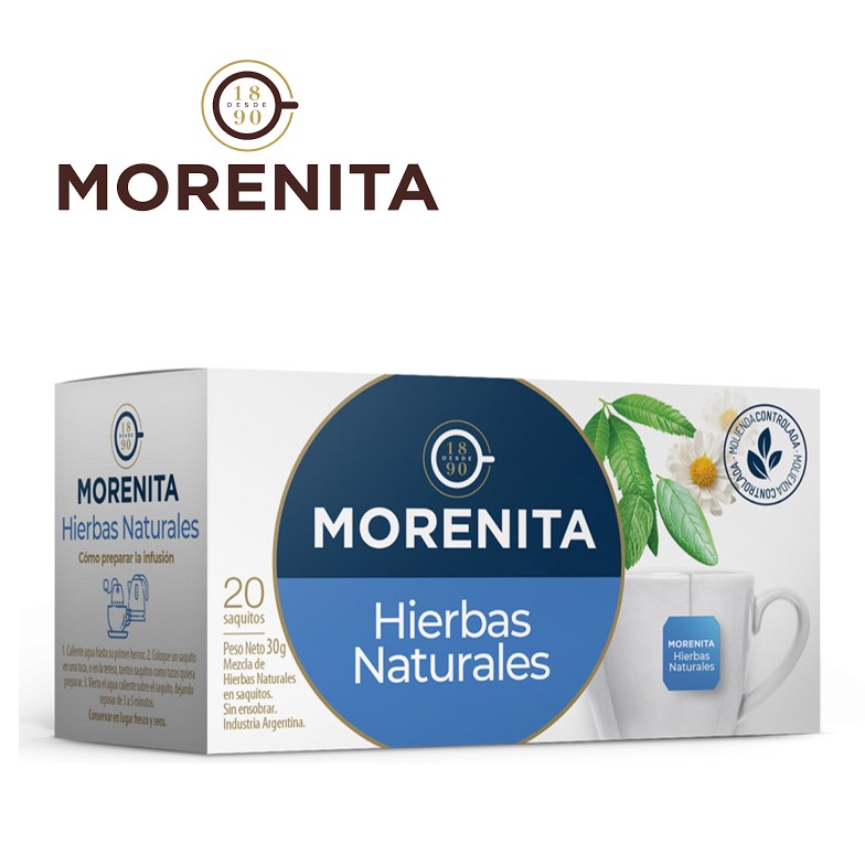 MORENITA TE 20 U HIERBAS NATURALES
