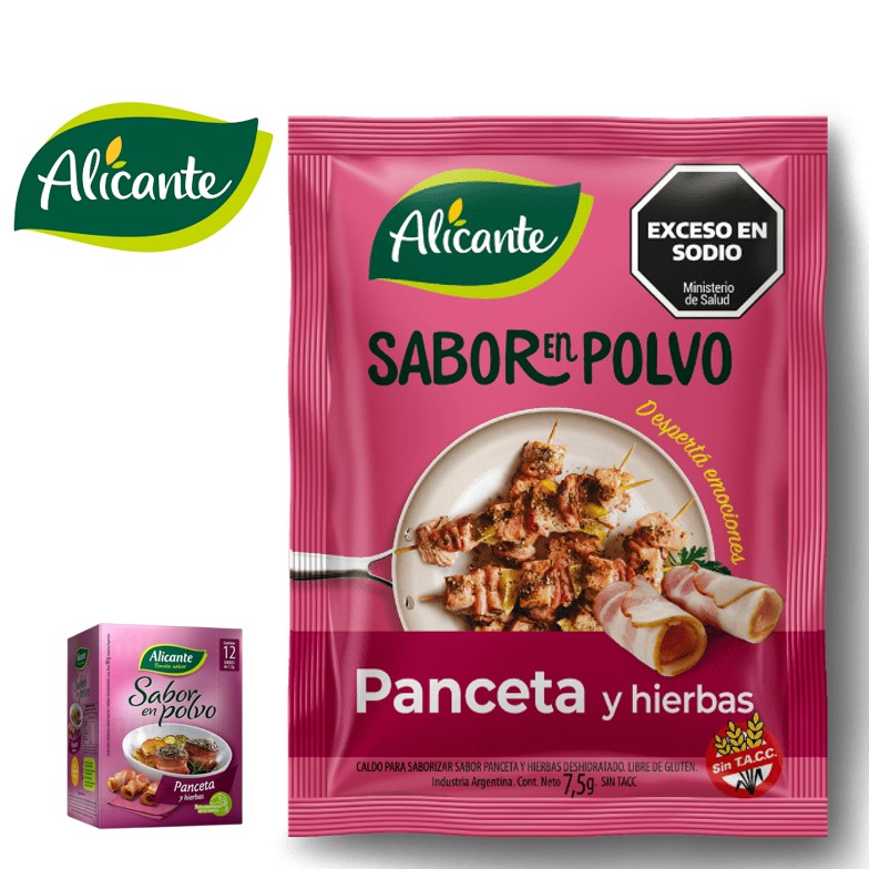 SABOR POLVO ALICANTE 12 U PANCETA (10XB)