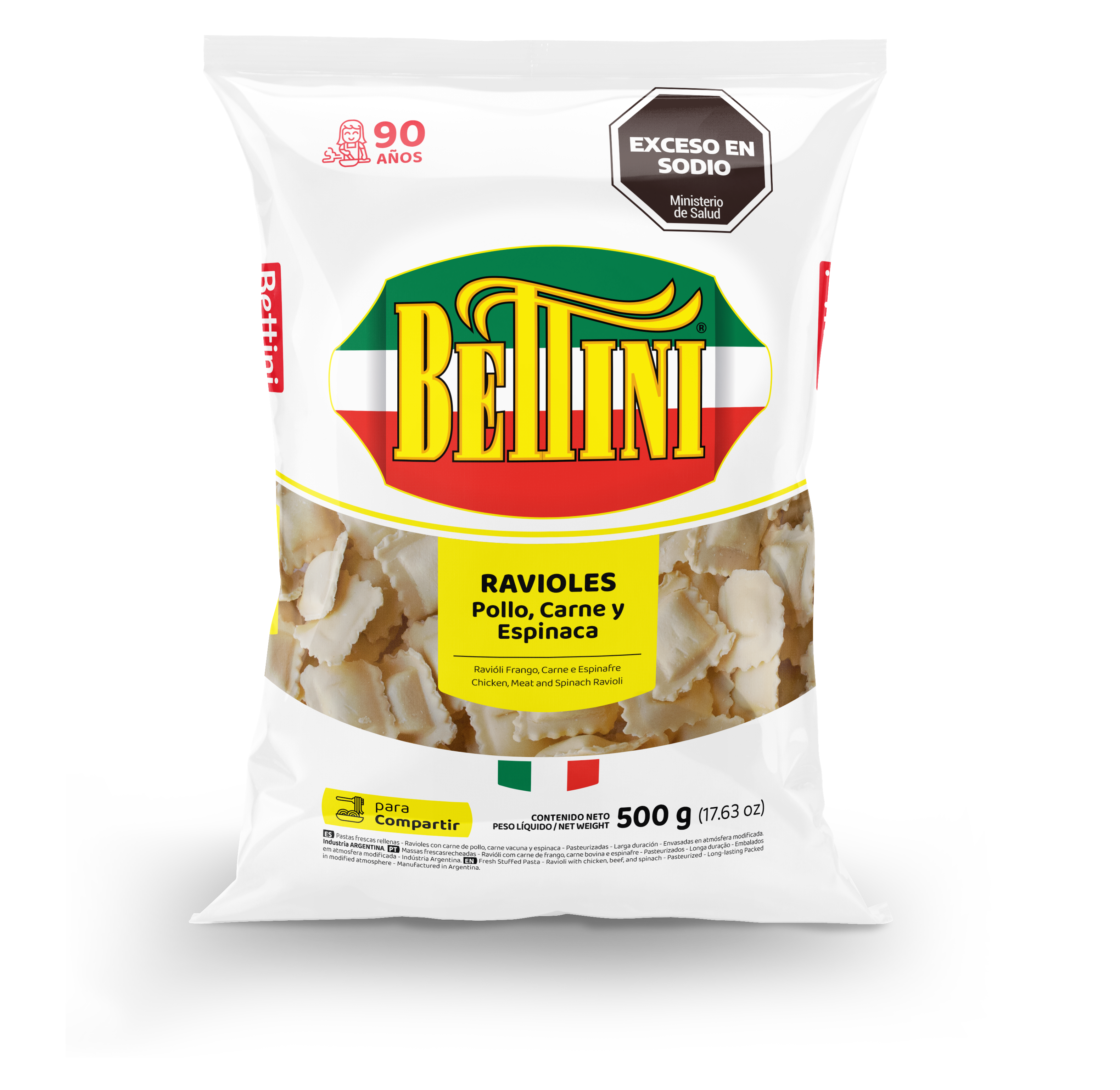 RAVIOLES ORALI 500 GR POLLO (18XB)