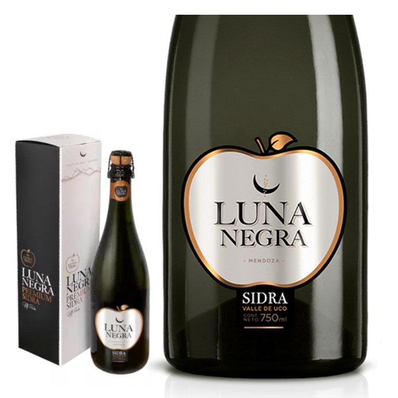 SIDRA LUNA NEGRA C/ESTUCHE 750CC (6XB) - imagen 2