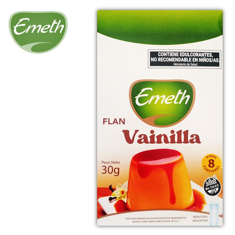 FLAN EMETH 30 GR VAINILLA BC (6XB)
