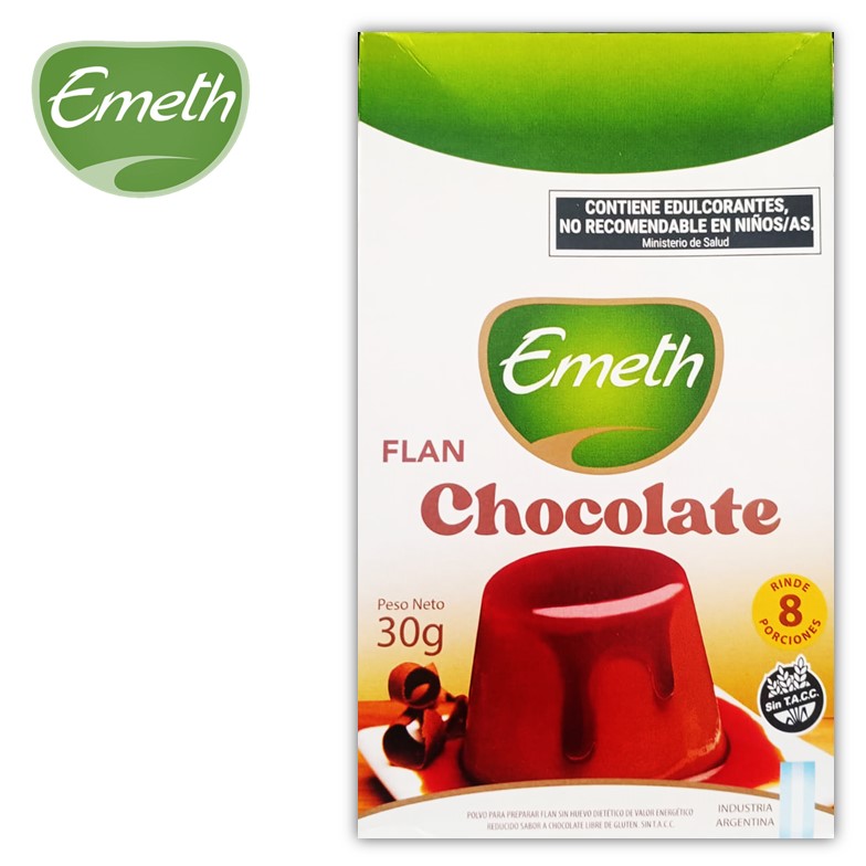 FLAN EMETH 30 GR CHOCOLATE BC (6XB)