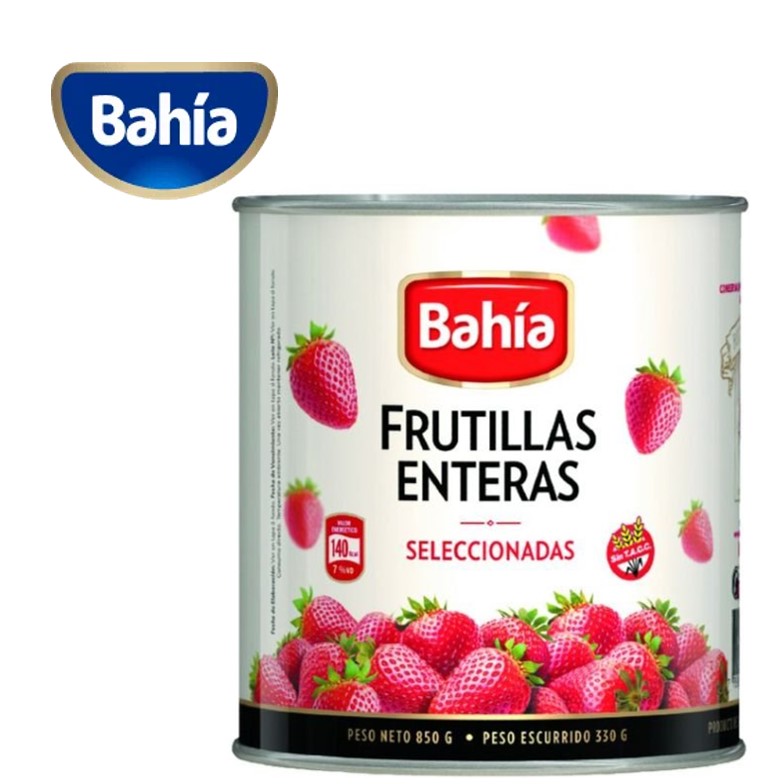 FRUTILLAS BAHIA 850 GR ENTERAS (12XB)