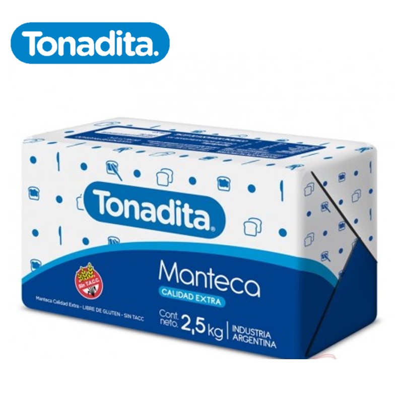 MANTECA TONADITA 2.5 KG (8XB)