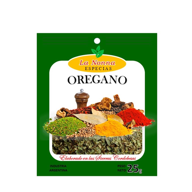 OREGANO LA NONNA X 25G (15XB)