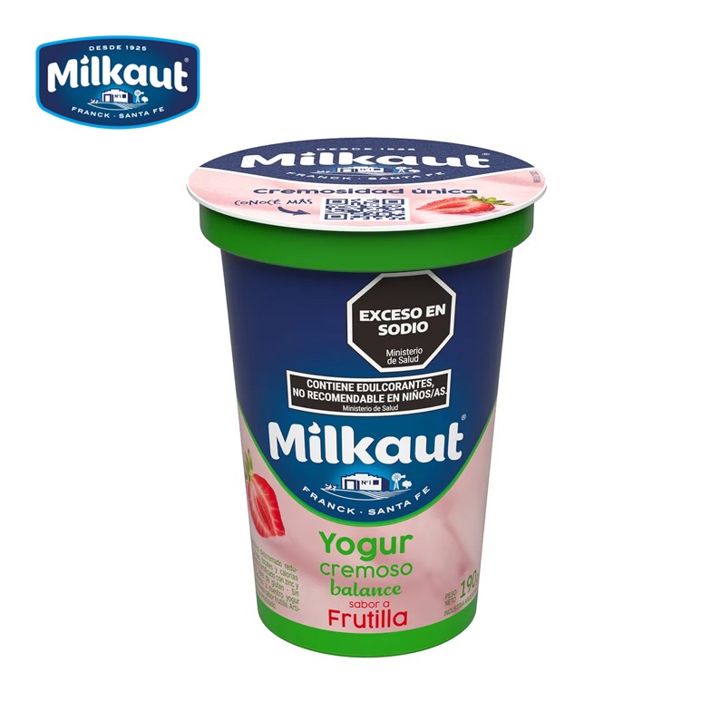 YOGUR MILKAUT 180 GR BCE FRUT (20 UXB)