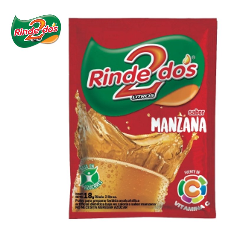 JUGO RINDE2 10 U MANZANA (12XB)