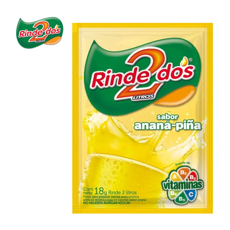 JUGO RINDE2 10 U ANANA (12XB)