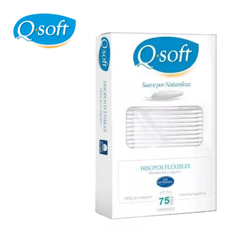 HISOPOS Q-SOFT ESTUCHE 75U