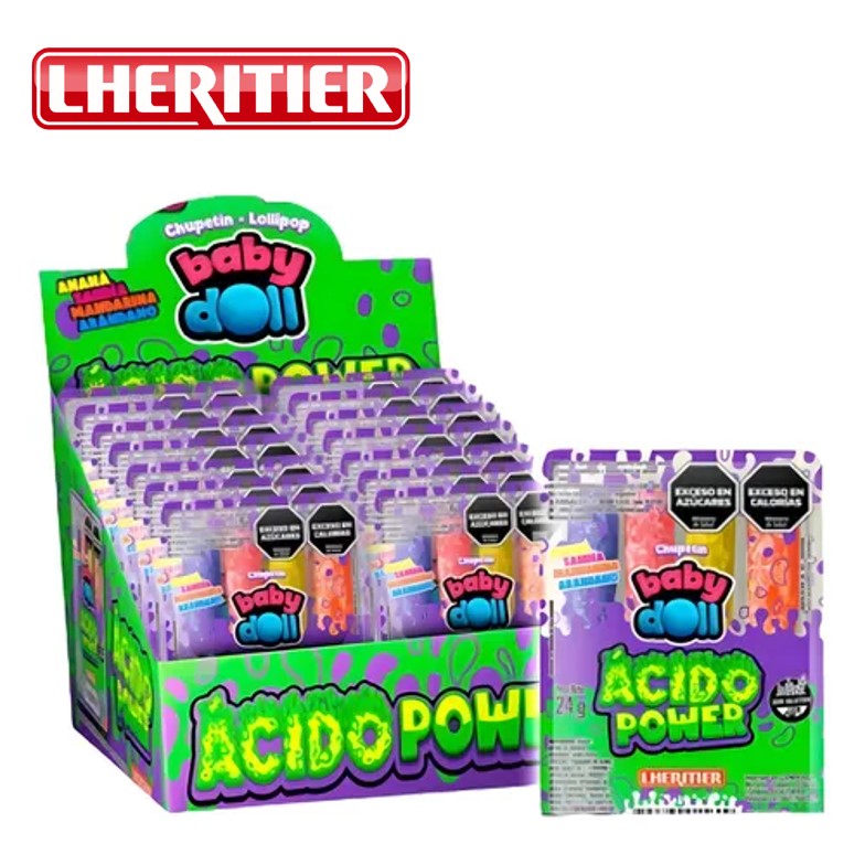 CHUPETIN BABY DOLL 12X4UN ACIDO(16XB)