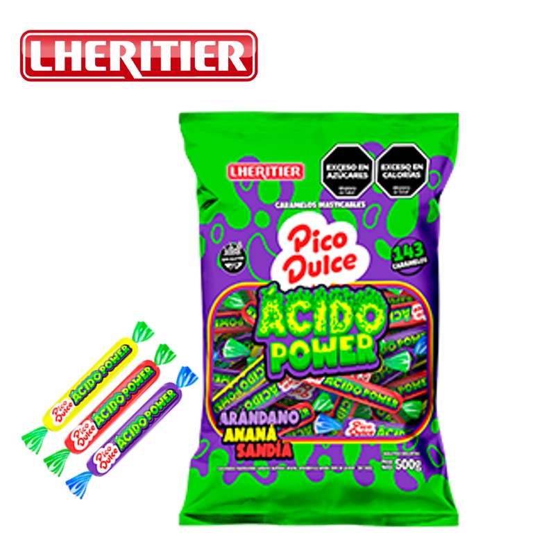 CARAM MASTIC PICO DULCE ACIDO 500 GR  (12XB)
