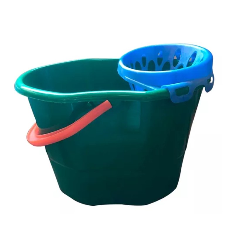 BALDE CON ESCURRIDOR PORTEÑA 16LT