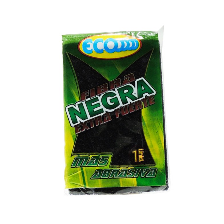 ESPONJA FIBRA NEGRA ECO