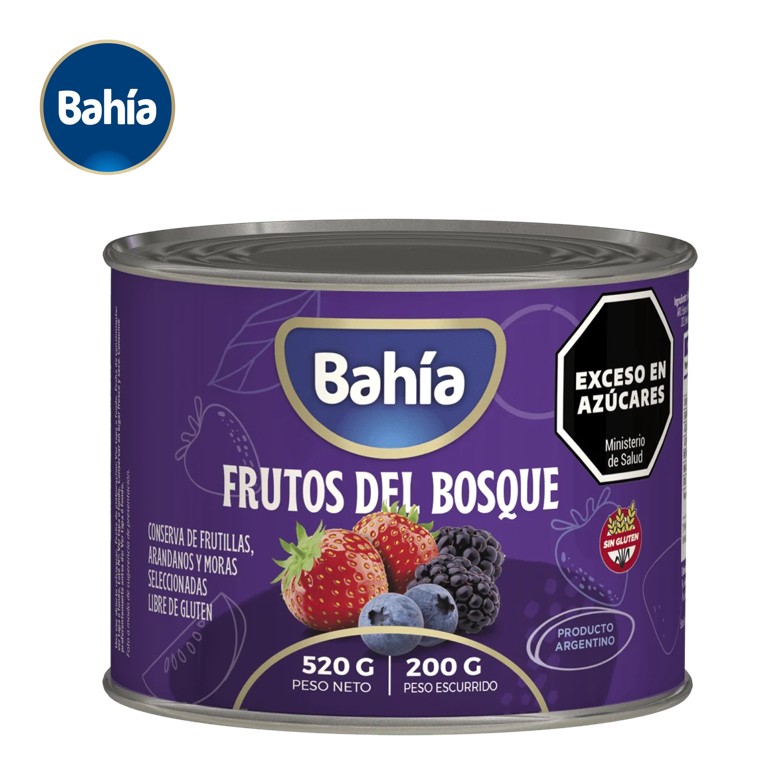 FRUTOS DEL BOSQUE SEL BAHIA 520 GR (12XB)