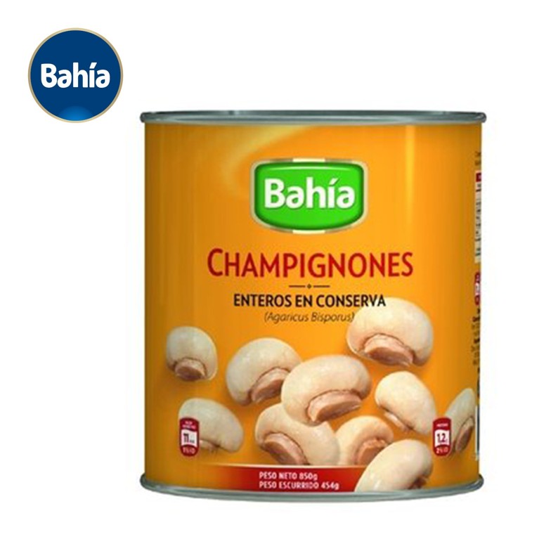 CHAMPIGNONES ENTEROS BAHIA 800 GR (12XB)