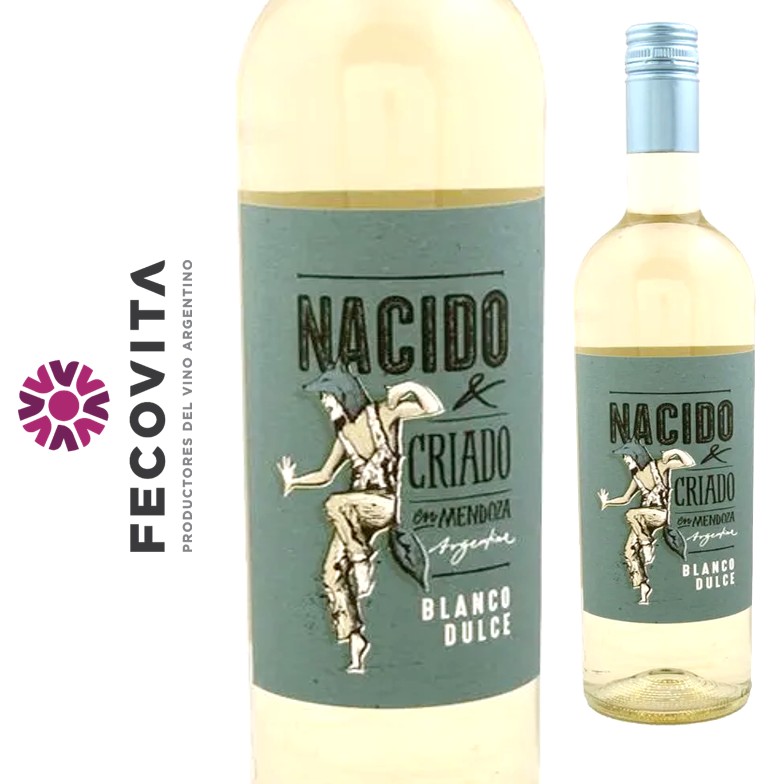 VINO NACIDO Y CRIADO 750 ML BLANCO DULCE (6XB)