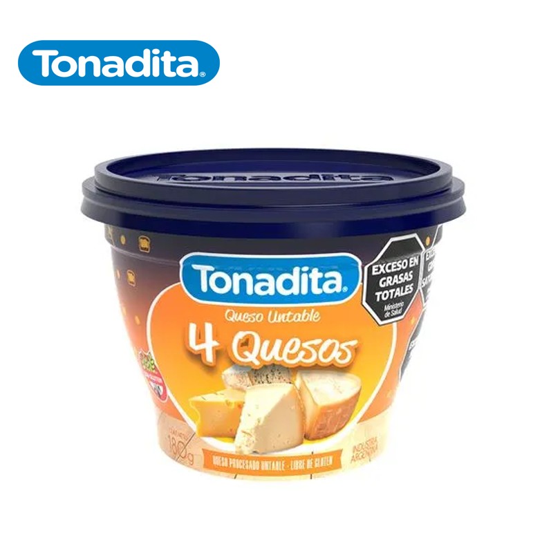 UNT TONADITA 180 GR 4 QUESOS(12XB)