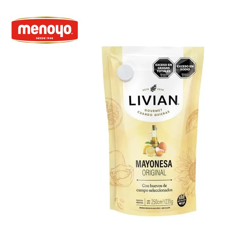 MAYONESA LIVIAN 250 GR ORIGINAL (12XB)