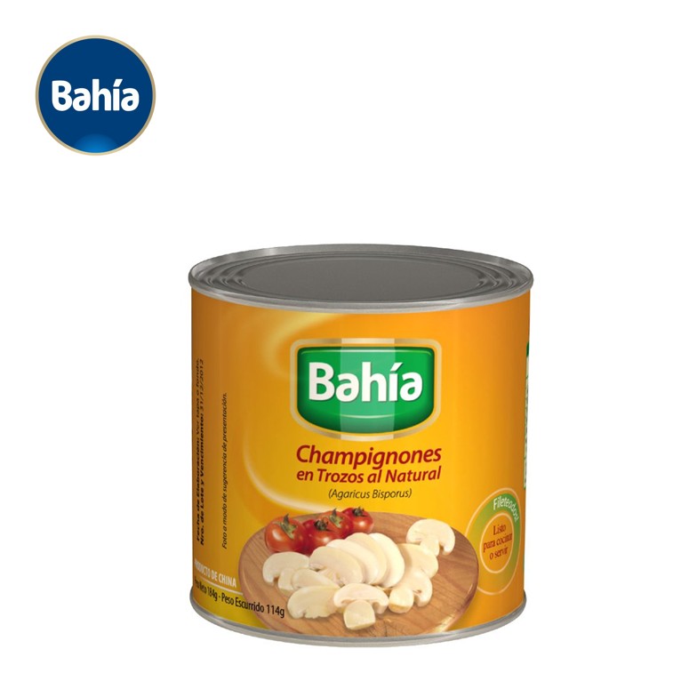 CHAMPIGNONES BAHIA ENTEROS 184 GR (24XB)
