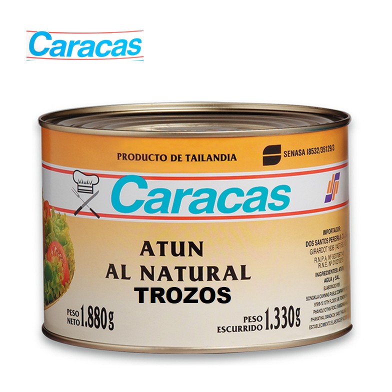 ATUN CARACAS 1800G TROZO AL NATURAL