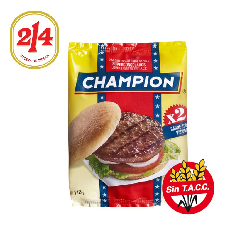 HAMBURGUESA CHAMPION 2 U (30XB)