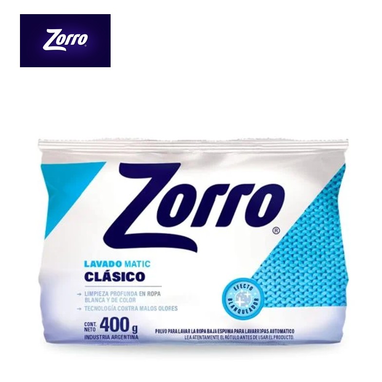 JABON PVO ZORRO CLASICO 400 GR MATIC