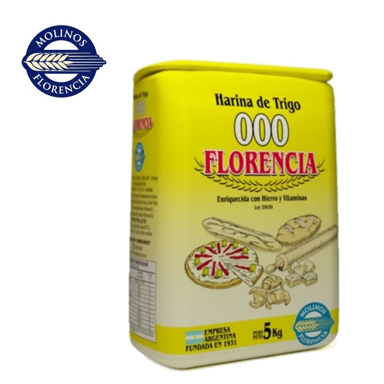 HARINA 000 FLORENCIA 5 KG (4XB)