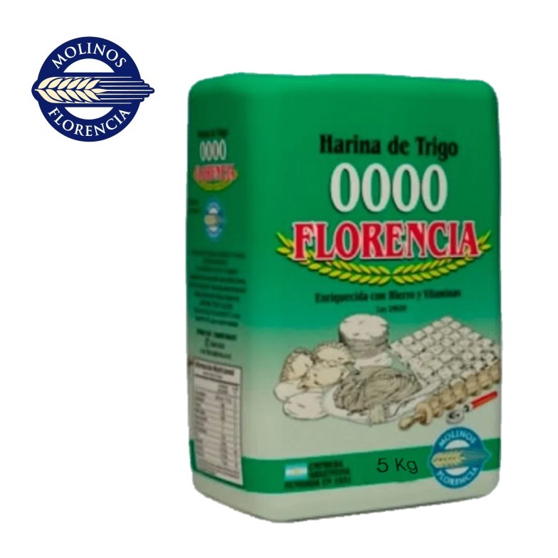 HARINA 0000 FLORENCIA 5 KG (4XB)