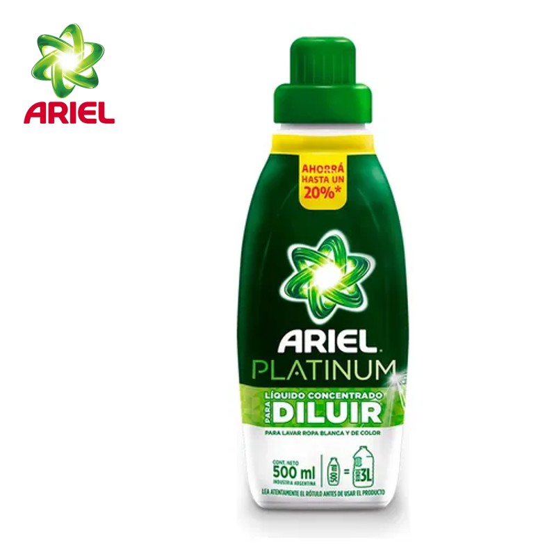 JABON LIQ ARIEL DILUIBLE BOT 500ML