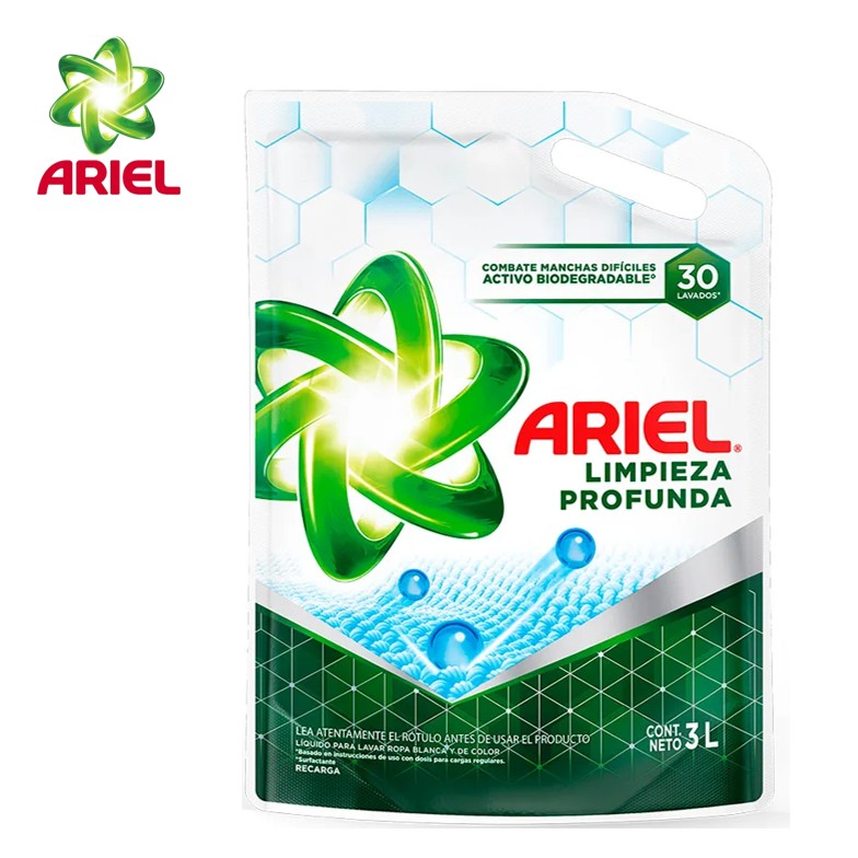 JABON LIQ ARIEL LIMP PROF 3L DP