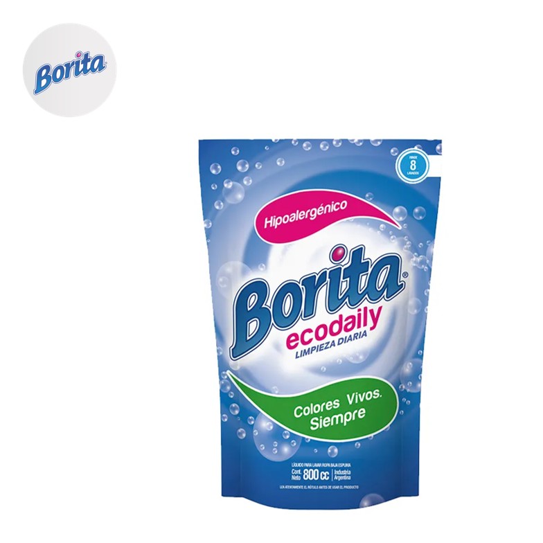 JABON LIQ BORITA ECODAILY 800ML