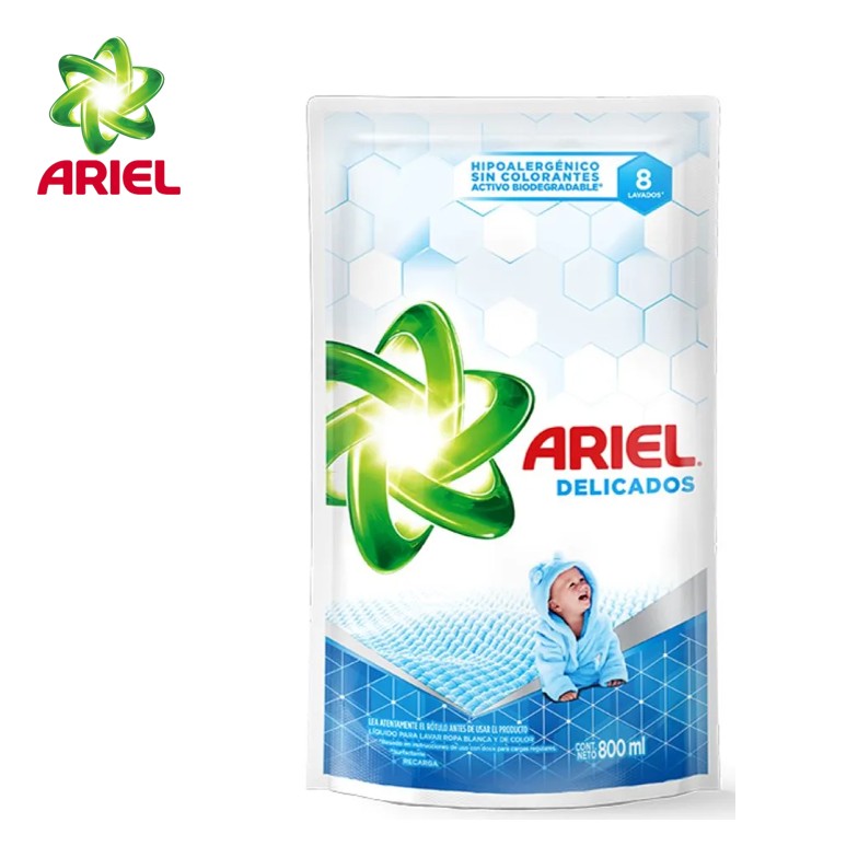 JABON LIQ ARIEL DELICADOS 800ML