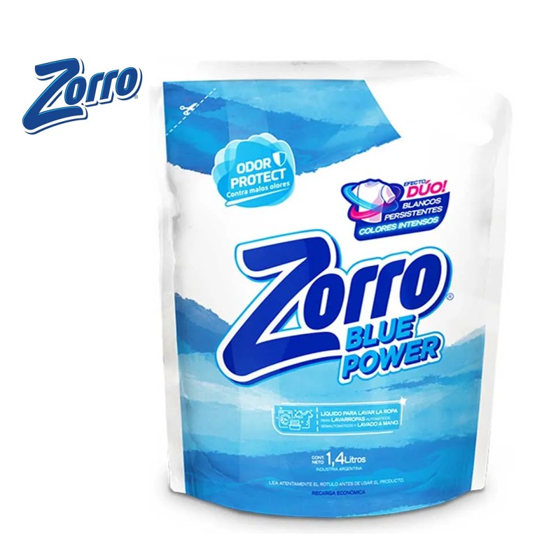 JABON LIQ ZORRO POWER 1,4L DP