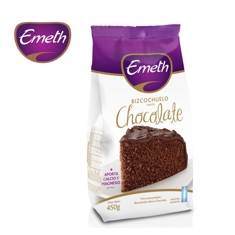 BIZCOCHUELO EMETH 450 GR CHOC (8XB)