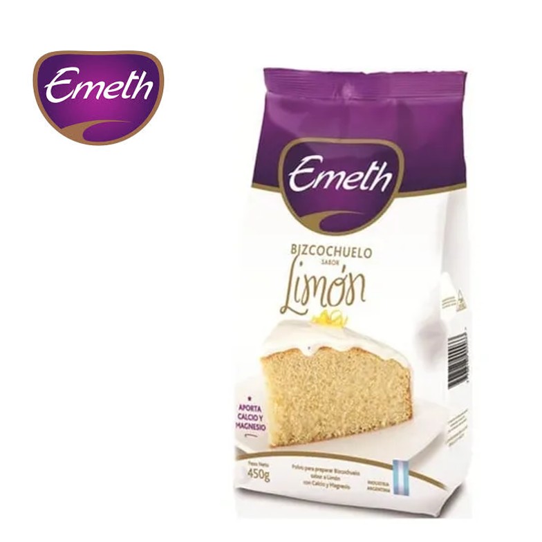 BIZCOCHUELO EMETH 450 GR LIMON (8XB)