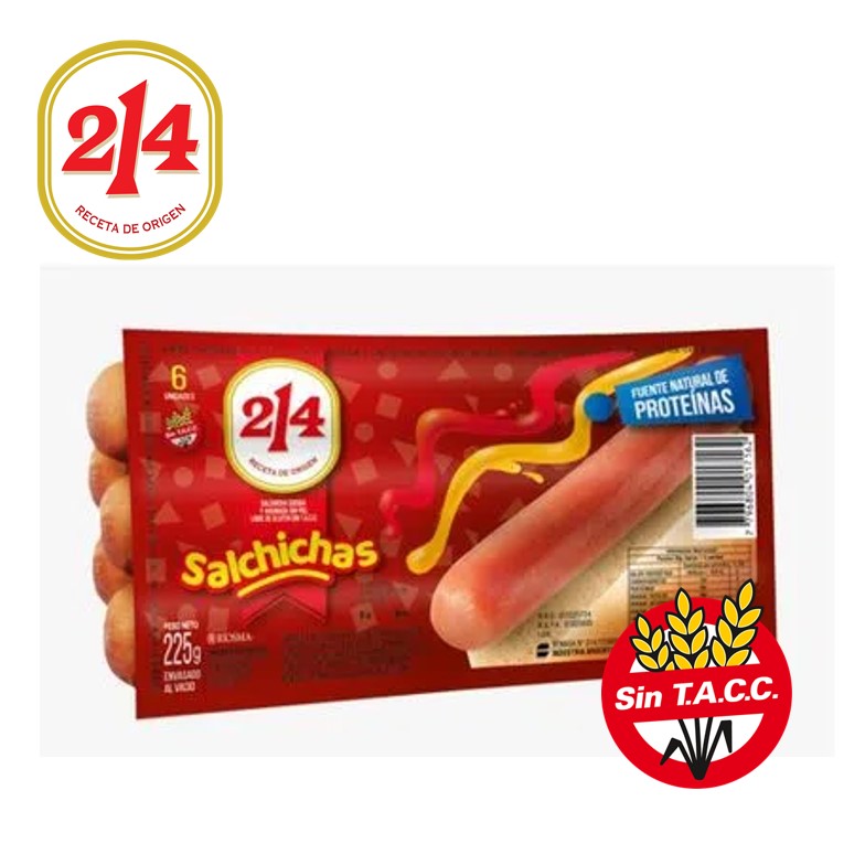 SALCHICHAS 214 6 U (20XB)