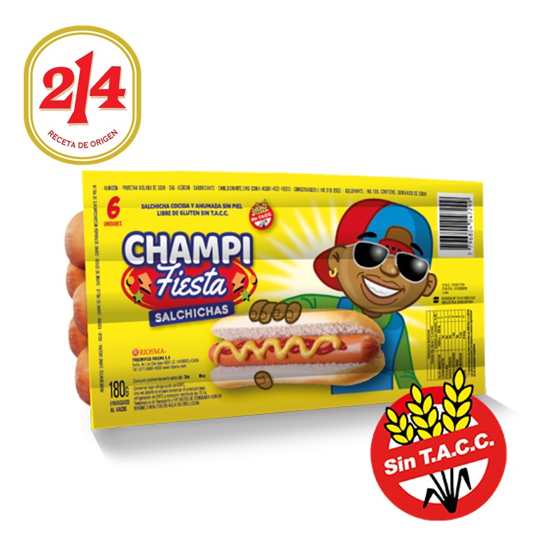 SALCHICHAS CHAMPIFIESTA 6 U (30XB)
