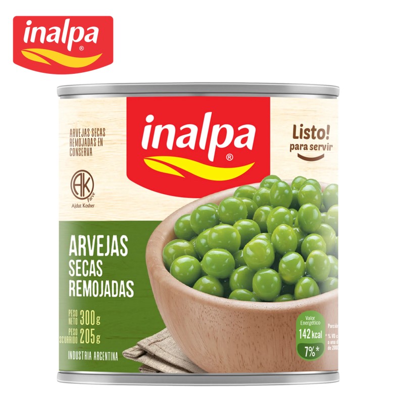 ARVEJAS INALPA 300 GR (24XB) - imagen 2