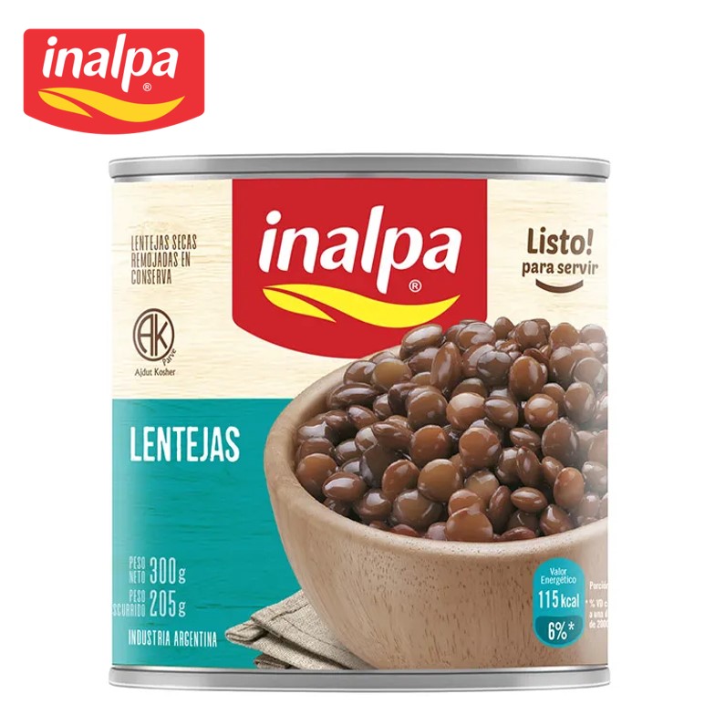 LENTEJAS INALPA 350 GR (24XB)