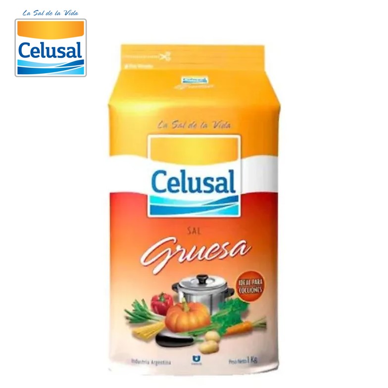 SAL CELUSAL 1 KG GRUESA PAQ (12XB)