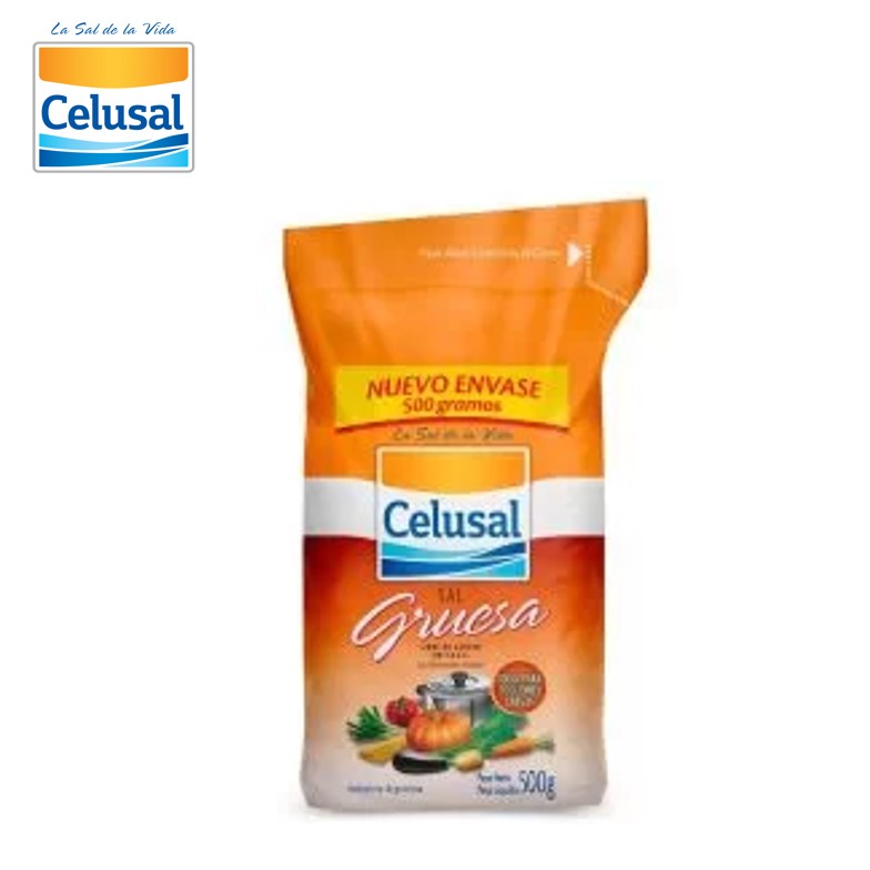 SAL CELUSAL 500 GR GRUESA PAQ (30XB)