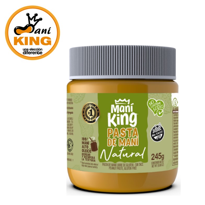 PASTA DE MANI KING 245 GR (12XB)