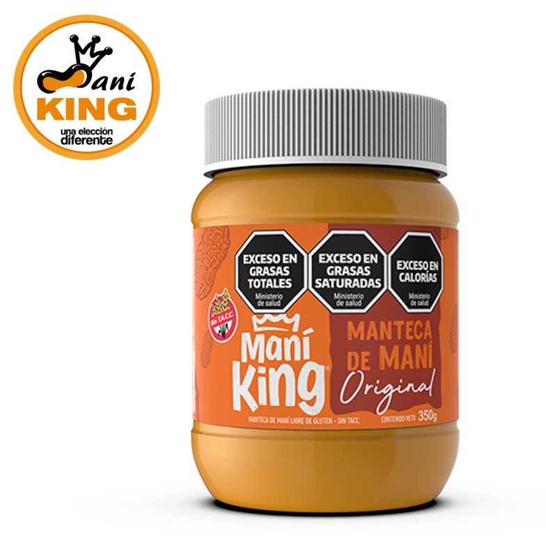 MANTECA DE MANI KING 350 GR (12XB)